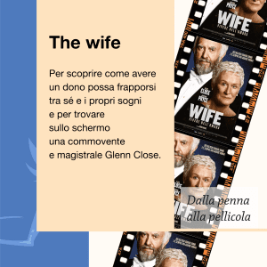 Dalla penna alla pellicola The wife
